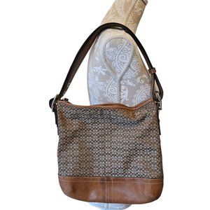 Vintage Coach - COACH Signature Convertible Shoulder Crossbody #F10416 Med